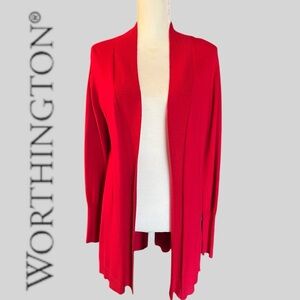 Worthington's New Red Cardigan: The Perfect Addition to Your Fall Wardrobe, New